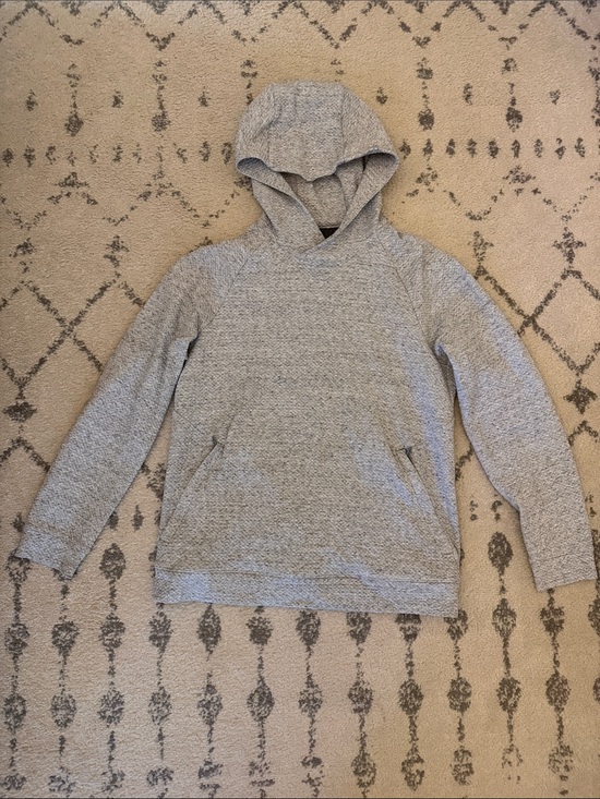 lululemon athletica Tops - Women’s Lululemon Textired Hooded Pullover Sweatshirt - Light Gray